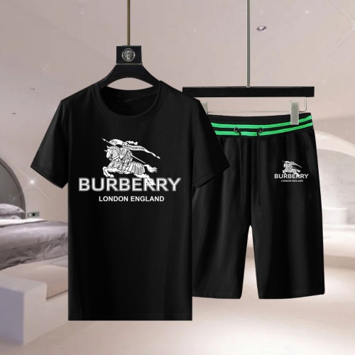 Burberry Tracksuits Short Sleeved For Men #1222593 $68.00 USD, Wholesale Replica Burberry Tracksuits