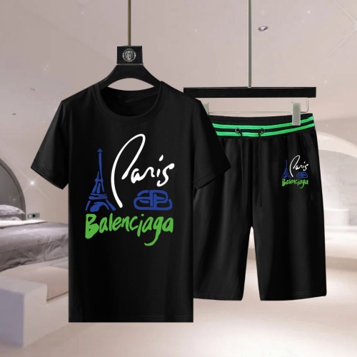 Balenciaga Fashion Tracksuits Short Sleeved For Men #1222598 $68.00 USD, Wholesale Replica Balenciaga Fashion Tracksuits