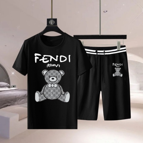 Fendi Tracksuits Short Sleeved For Men #1222604 $68.00 USD, Wholesale Replica Fendi Tracksuits