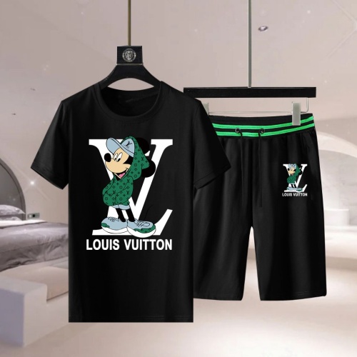 Louis Vuitton LV Tracksuits Short Sleeved For Men #1222623 $68.00 USD, Wholesale Replica Louis Vuitton LV Tracksuits