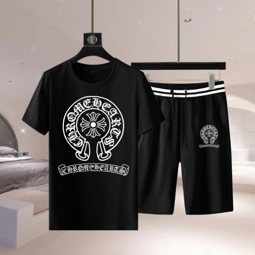 Chrome Hearts Tracksuits Short Sleeved For Men #1222634 $68.00 USD, Wholesale Replica Chrome Hearts Tracksuits