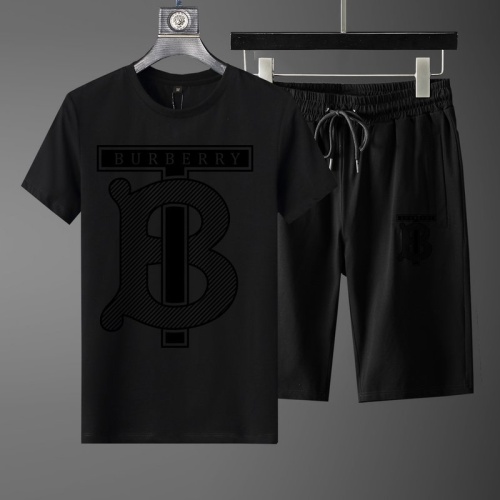 Burberry Tracksuits Short Sleeved For Men #1222865 $52.00 USD, Wholesale Replica Burberry Tracksuits