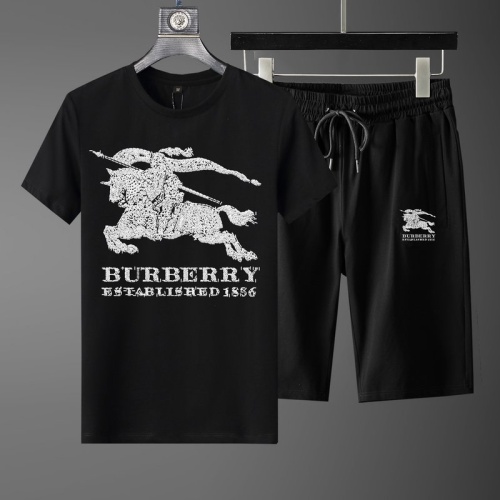 Burberry Tracksuits Short Sleeved For Men #1222880 $52.00 USD, Wholesale Replica Burberry Tracksuits