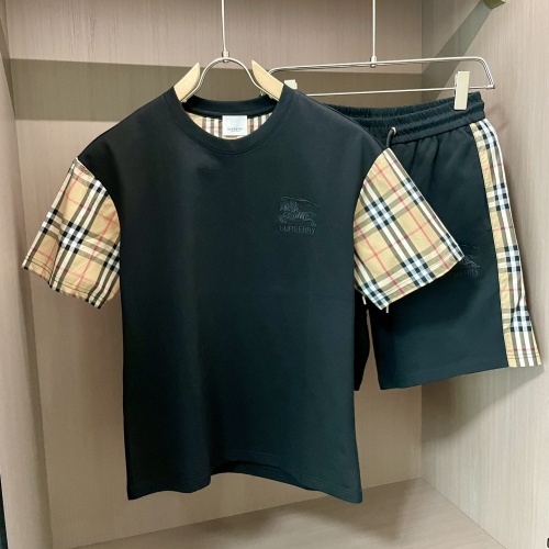 Burberry Tracksuits Short Sleeved For Men #1222885 $80.00 USD, Wholesale Replica Burberry Tracksuits