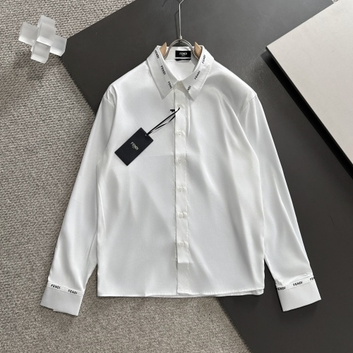 Fendi Shirts Long Sleeved For Unisex #1222990 $85.00 USD, Wholesale Replica Fendi Shirts