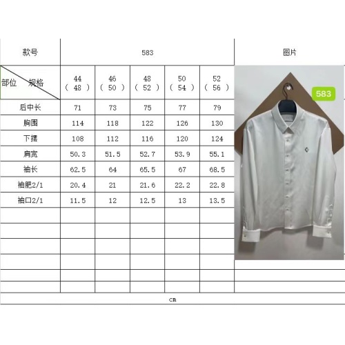 Replica Christian Dior Shirts Long Sleeved For Unisex #1222994 $85.00 USD for Wholesale