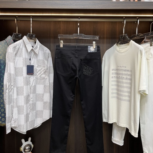 Replica LOEWE Jeans For Men #1223151 $88.00 USD for Wholesale