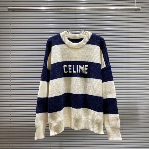 Celine Sweaters Long Sleeved For Unisex #1223170 $56.00 USD, Wholesale Replica Celine Sweaters