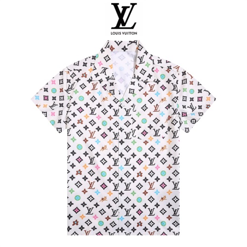 Louis Vuitton LV Shirts Short Sleeved For Men #1223187 $36.00 USD, Wholesale Replica Louis Vuitton LV Shirts