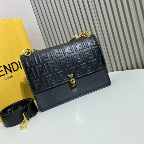 Replica Fendi AAA Quality Messenger Bags For Women #1223368 $100.00 USD for Wholesale