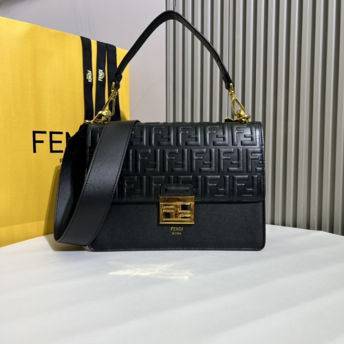 Fendi AAA Quality Messenger Bags For Women #1223371 $100.00 USD, Wholesale Replica Fendi AAA Messenger Bags