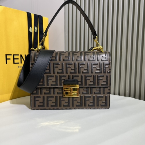 Fendi AAA Quality Messenger Bags For Women #1223373 $100.00 USD, Wholesale Replica Fendi AAA Messenger Bags