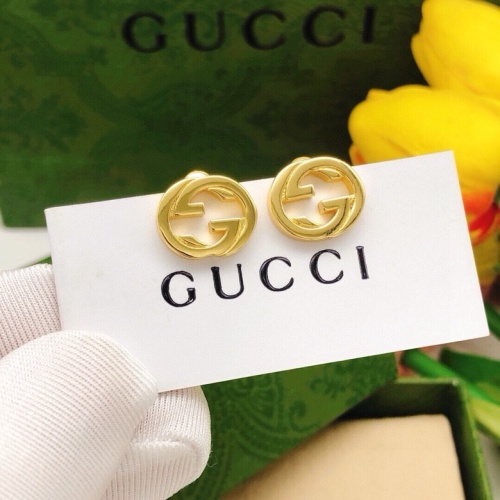 Replica Gucci Earrings For Women #1223378 $25.00 USD for Wholesale