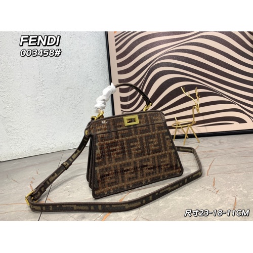 Replica Fendi AAA Quality Messenger Bags For Women #1223427 $140.00 USD for Wholesale