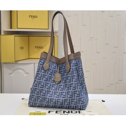 Replica Fendi AAA Quality Shoulder Bags For Women #1223441 $100.00 USD for Wholesale