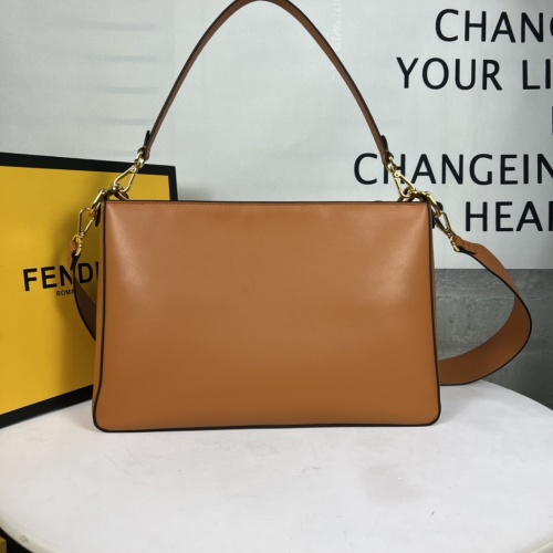 Replica Fendi AAA Quality Shoulder Bags For Women #1223449 $105.00 USD for Wholesale