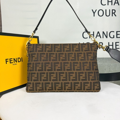 Replica Fendi AAA Quality Shoulder Bags For Women #1223455 $105.00 USD for Wholesale