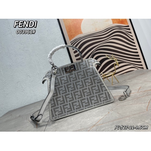 Fendi AAA Quality Handbags For Women #1223484 $150.00 USD, Wholesale Replica Fendi AAA Quality Handbags