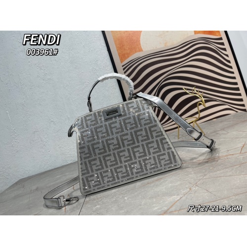 Replica Fendi AAA Quality Handbags For Women #1223484 $150.00 USD for Wholesale