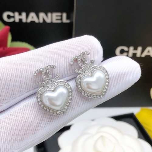 Replica Chanel Earrings For Women #1223485 $27.00 USD for Wholesale