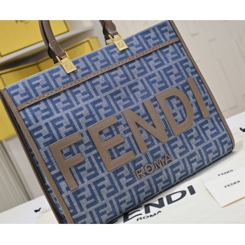 Replica Fendi AAA Quality Tote-Handbags For Women #1223492 $105.00 USD for Wholesale