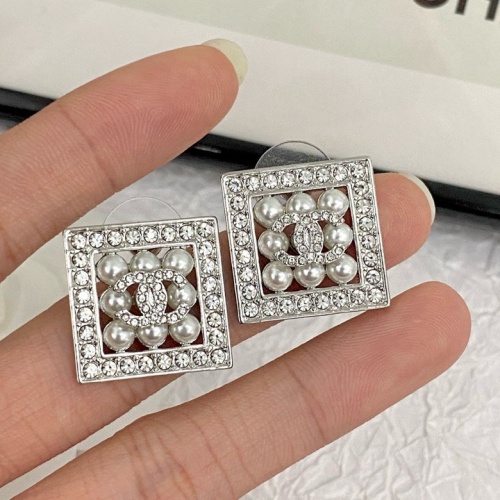 Replica Chanel Earrings For Women #1223521 $29.00 USD for Wholesale