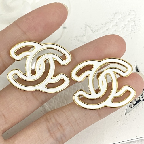 Replica Chanel Earrings For Women #1223555 $29.00 USD for Wholesale