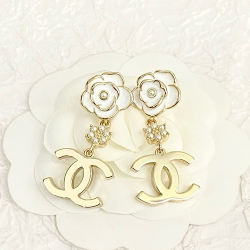 Replica Chanel Earrings For Women #1223561 $32.00 USD for Wholesale