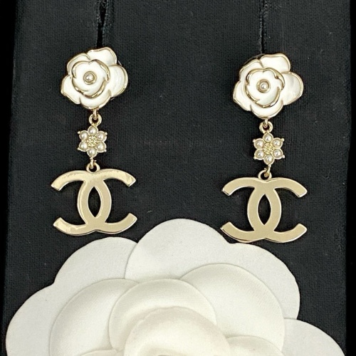 Replica Chanel Earrings For Women #1223561 $32.00 USD for Wholesale