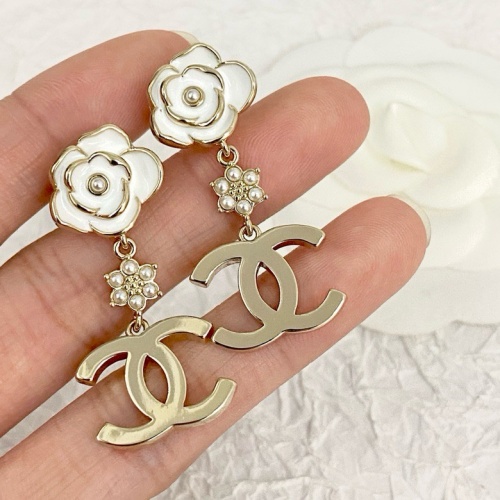 Replica Chanel Earrings For Women #1223561 $32.00 USD for Wholesale