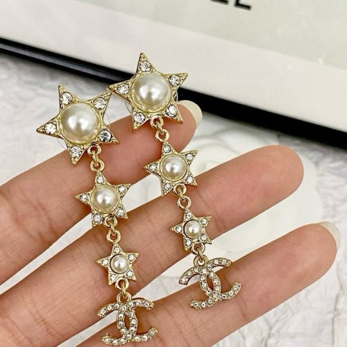 Replica Chanel Earrings For Women #1223570 $34.00 USD for Wholesale