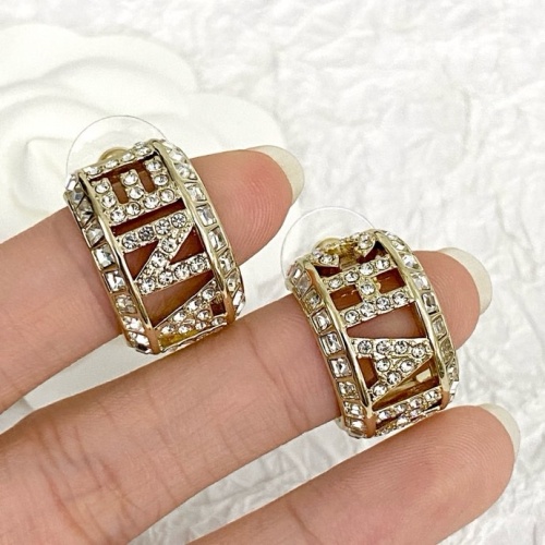 Replica Chanel Earrings For Women #1223571 $34.00 USD for Wholesale