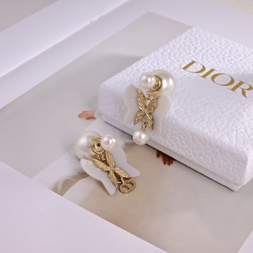 Replica Christian Dior Earrings For Women #1223586 $29.00 USD for Wholesale