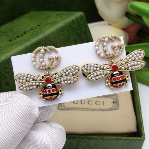 Gucci Earrings For Women #1223609 $32.00 USD, Wholesale Replica Gucci Earrings