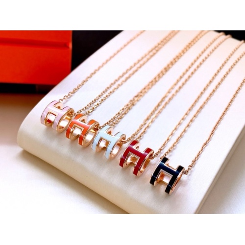 Replica Hermes Necklaces #1223634 $45.00 USD for Wholesale