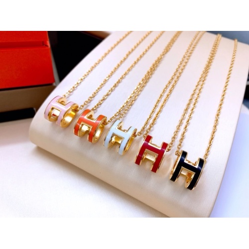 Replica Hermes Necklaces #1223637 $45.00 USD for Wholesale