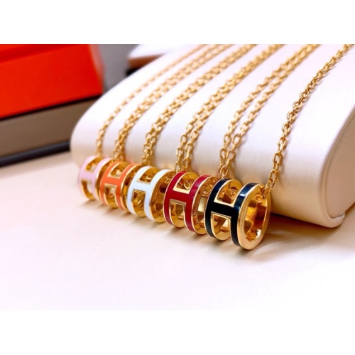 Replica Hermes Necklaces #1223637 $45.00 USD for Wholesale