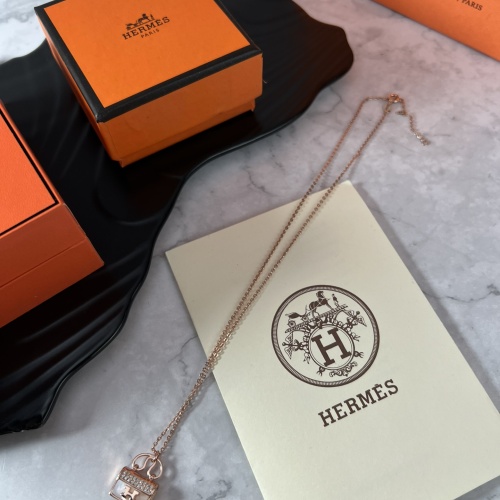 Replica Hermes Necklaces #1223701 $42.00 USD for Wholesale