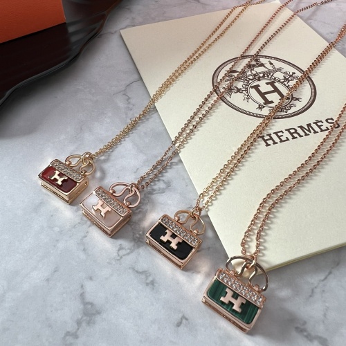 Replica Hermes Necklaces #1223701 $42.00 USD for Wholesale