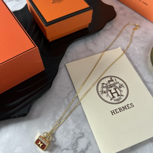 Replica Hermes Necklaces #1223705 $42.00 USD for Wholesale