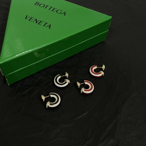 Replica Bottega Veneta Earrings For Women #1223747 $38.00 USD for Wholesale