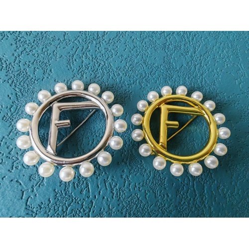 Replica Fendi Brooches For Women #1223822 $29.00 USD for Wholesale