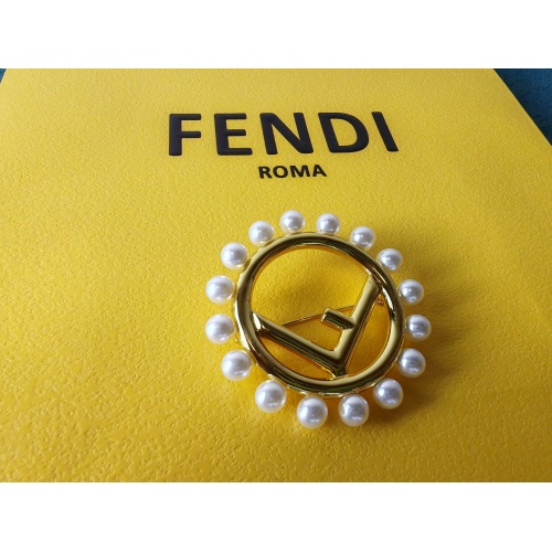 Replica Fendi Brooches For Women #1223822 $29.00 USD for Wholesale