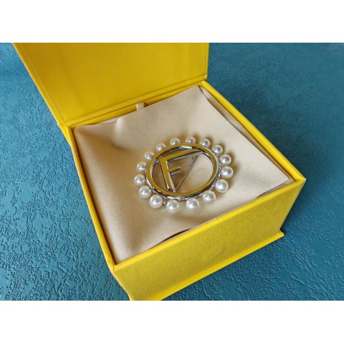 Replica Fendi Brooches For Women #1223822 $29.00 USD for Wholesale