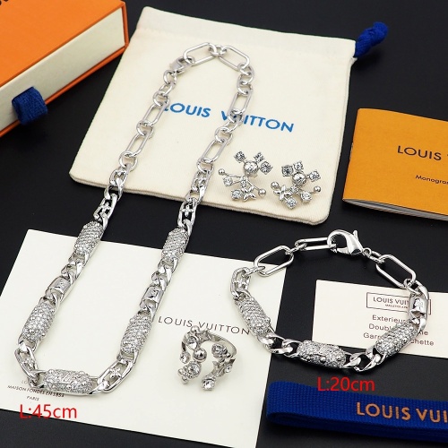 Louis Vuitton LV Jewelry Set For Women #1223868 $105.00 USD, Wholesale Replica Louis Vuitton LV Jewelry Set