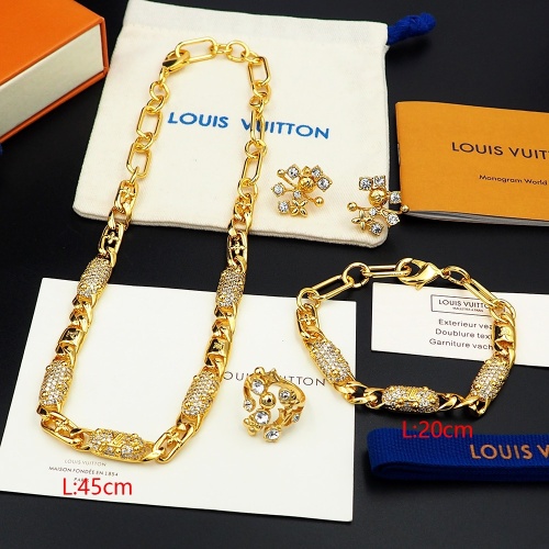 Louis Vuitton LV Jewelry Set For Women #1223869 $105.00 USD, Wholesale Replica Louis Vuitton LV Jewelry Set