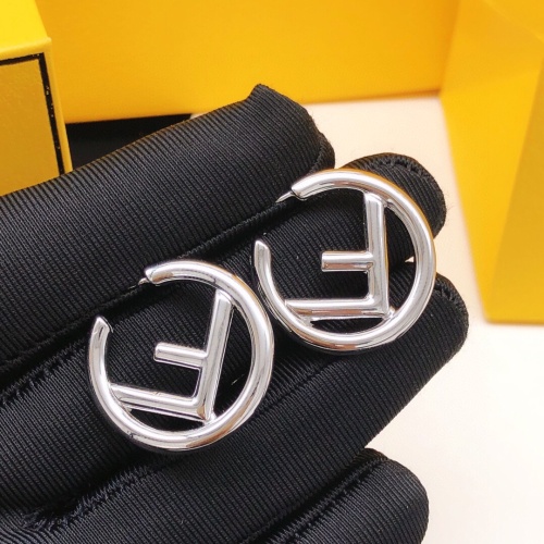 Replica Fendi Earrings For Women #1223872 $27.00 USD for Wholesale