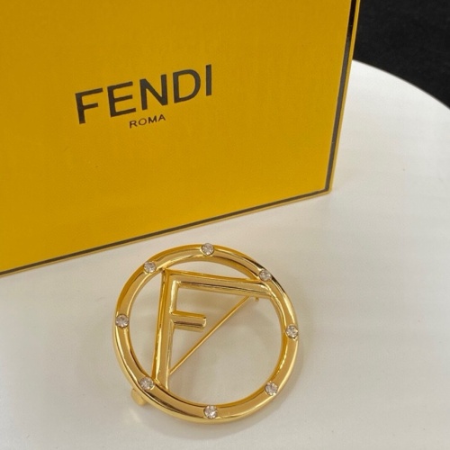 Fendi Brooches For Women #1223873 $27.00 USD, Wholesale Replica Fendi Brooches