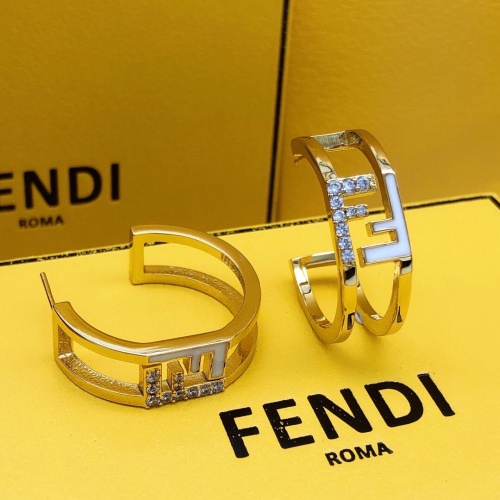 Fendi Earrings For Women #1223874 $29.00 USD, Wholesale Replica Fendi Earrings