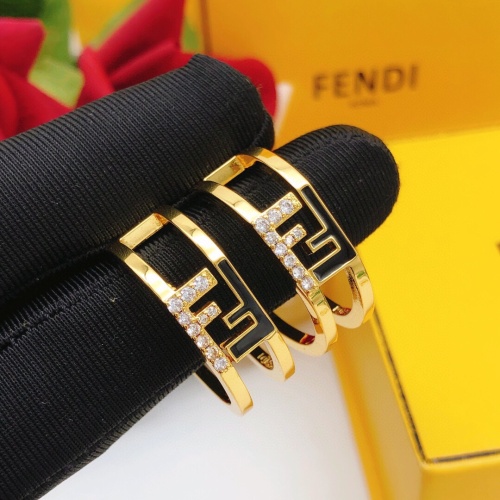 Replica Fendi Earrings For Women #1223875 $29.00 USD for Wholesale